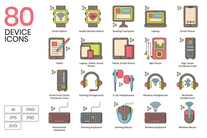 Tech Devices Icons
