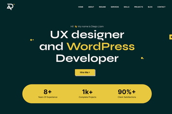 Liam - Tailwind Next JS Portfolio Template