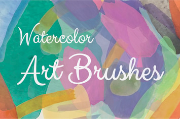 Watercolor Illustrator Art Brushes