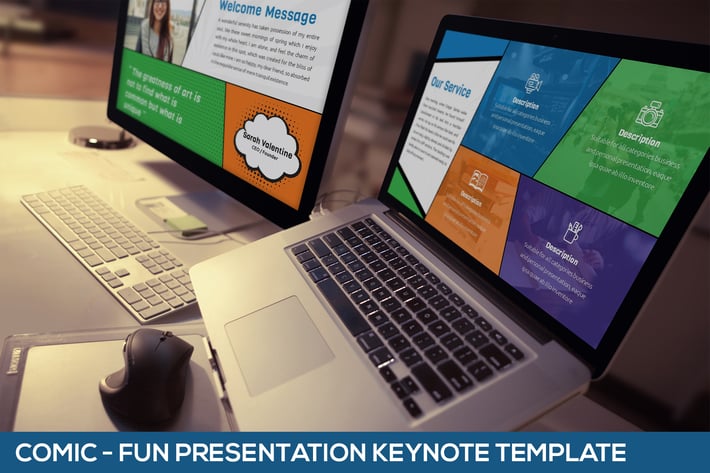 Comic - Fun Keynote Presentation Template