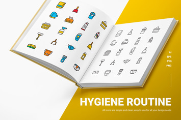 Hygiene Routine - Icons