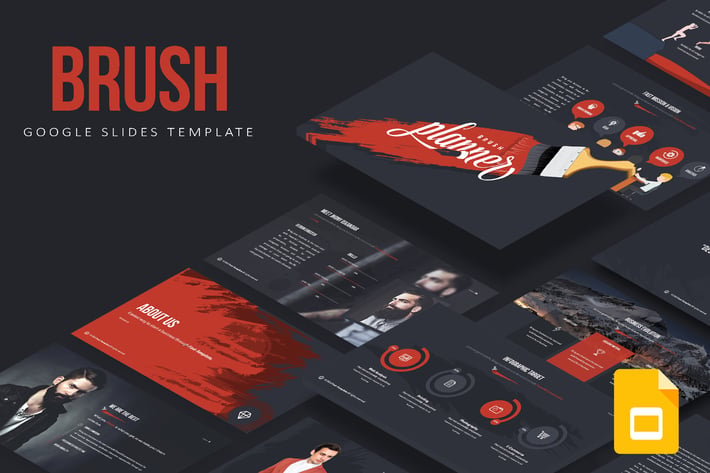 Brush Google Slides Template 