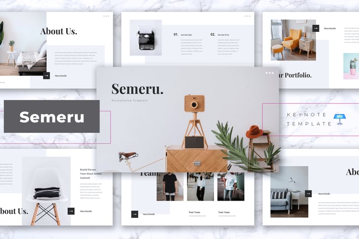 SEMERU - Creative Keynote Template