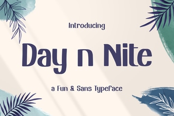 Day n Nite – Fun Sans Typeface