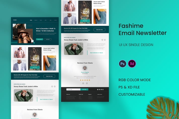 Fashime Email Newsletter