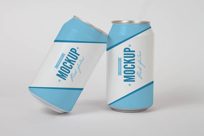 Drink Soda Can Mock Up