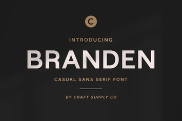  Branden - Casual Sans Serif Font