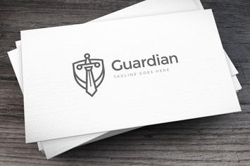 Guardian Lawyer Logo Template