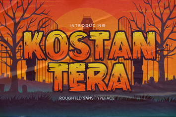KOSTANTERA  -  Roughted Sans Typeface