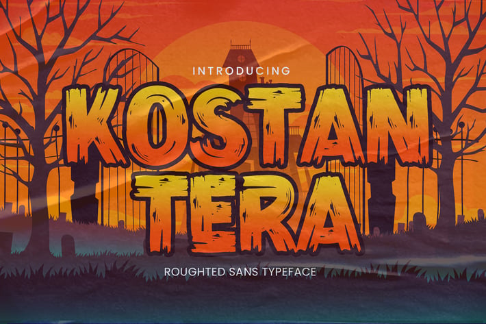 KOSTANTERA  -  Roughted Sans Typeface