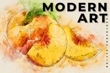 Modern Art Photoshop Action
