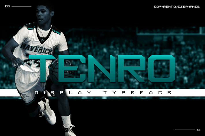 Tenro Display Font