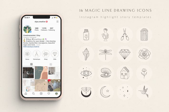16 Instagram Highlight Story Templates