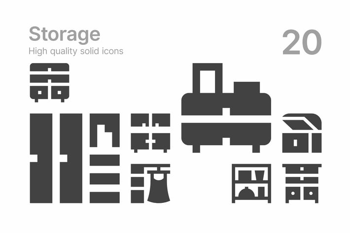 Home Storage Icons