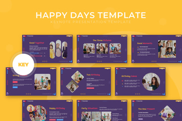 Happy Days - Keynote Template
