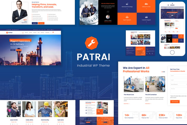Patrai Industry - Industrial WordPress