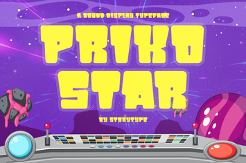 Priko Star Display Font