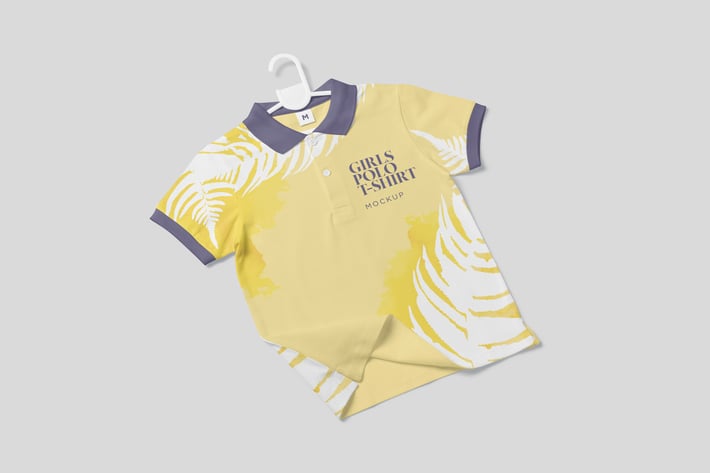 Girls Polo Shirt Mockups
