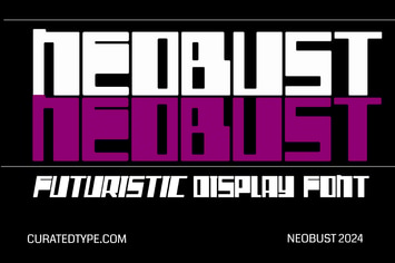 Neobust Futuristic Display Font