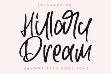 Hillary Dream - Handwritten Font