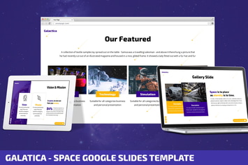 Galatica - Space Google Slides Template