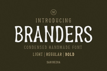 Branders - Condensed Handmade Font