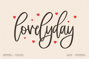 Lovelyday Beautiful Script