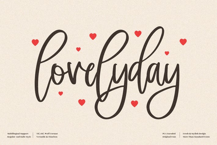 Lovelyday Beautiful Script
