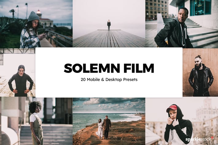 20 Solemn Film Lightroom Presets & LUTs