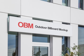 Outdoor Advertising Billboard Mockup #1