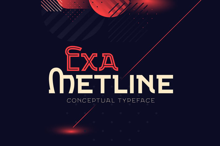 Exa Metline font