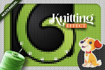 Knitting Effect Photoshop Action