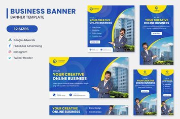 Creative Market Google Adwords Banner Template