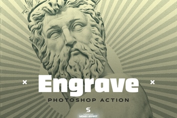Engrave Photoshop Action Kit - & Duotone FX