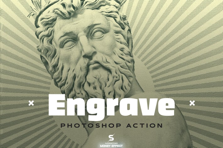 Engrave Photoshop Action Kit - & Duotone FX