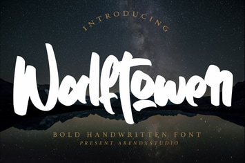 Walftower - Bold Handwritten Font
