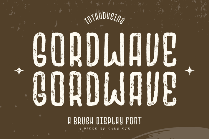 Gordwave - A Display Font