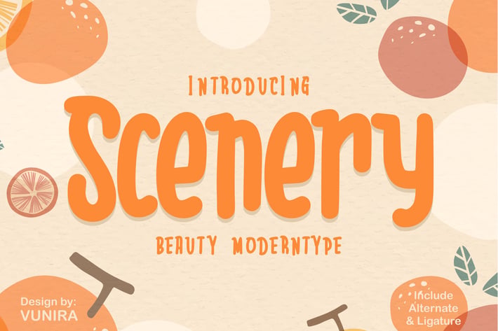 Scenery | Beauty Moderntype