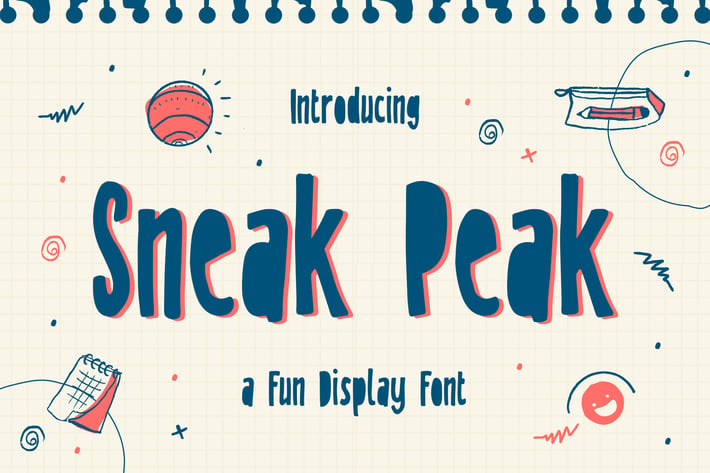 Sneak Peak – A Fun Display Font