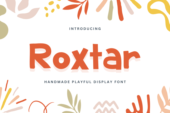 Roxstar - Handmade Playful Display Font