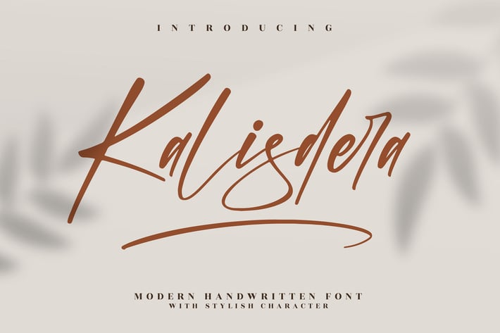 Kalisdera Modern Handwritten Font