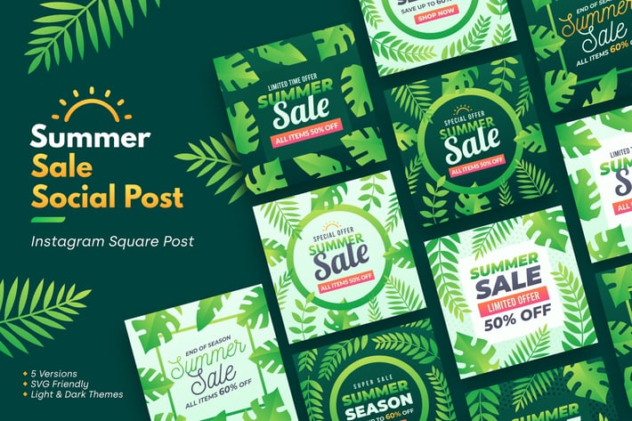 Summer Sale Social Media Post