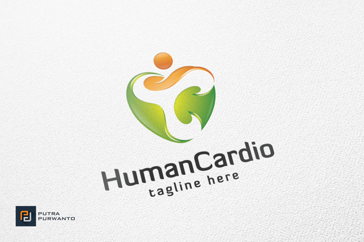 Human Cardio - Logo Template