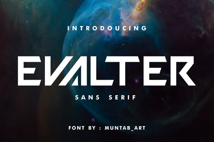 Evalter | Modern Font