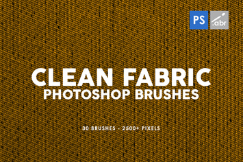 30 Clean Fabric Photoshop Stamp Brushes