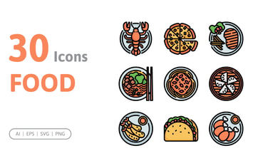 30 Food Icons