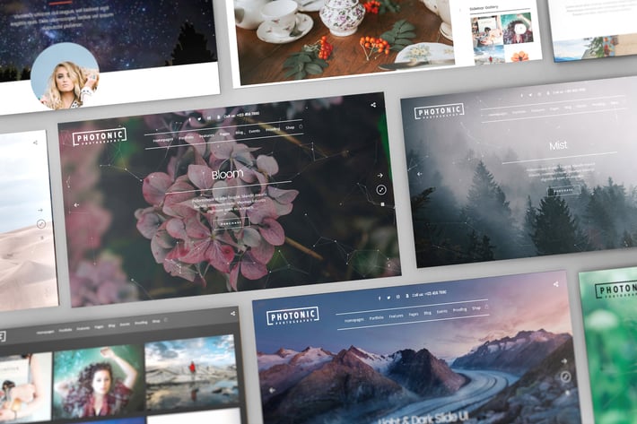Perspective presentation Web Mockup 09