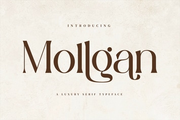 Mollgan Luxury Serif Font
