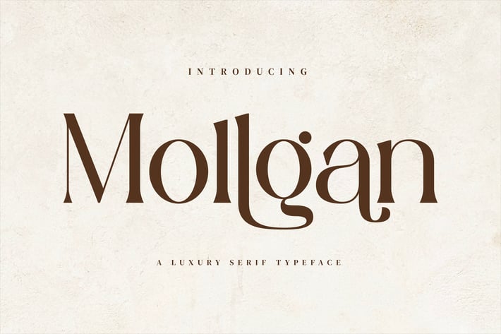 Mollgan Luxury Serif Font