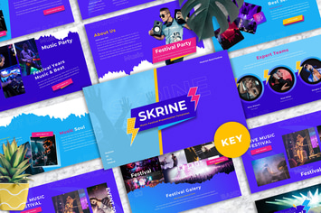 Skrine - Music Festival Keynote Templates